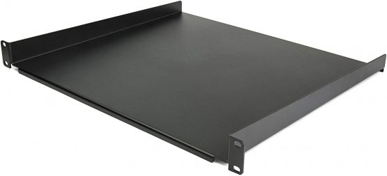 StarTech 1U Fixed Server Rack Mount Shelf - 16in Deep Steel Universal Cantilever Tray for 19" AV/Network Equipment Rack - 44lbs (CABSHELF1U16)