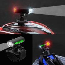 AWE USB RECHARGEABLE 150 Lumens Twin Helmet Light Front/Rear LED's NO BLACKSPOTS