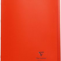 Clairefontaine Koverbook Stapled Notebook, A4+, 24 Sheets, Square - Red