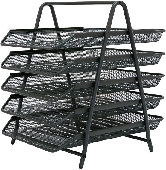 OSCO Mesh 5 Tier Tray - Graphite,5TT-GTE