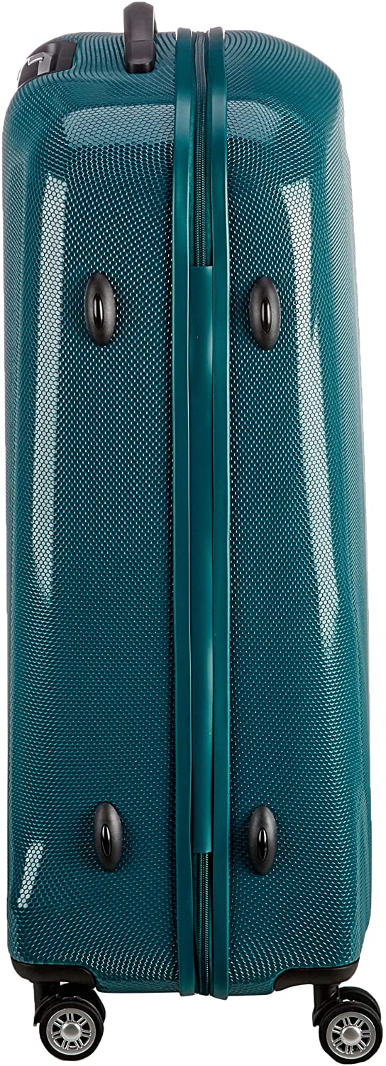WITTCHEN PC Ultra Light Hard Luggage Travel Suitcase Trolley Suitcase Set of 3 suitcases Polycarbonate suitcases Four Wheels TSA Combination Lock Aluminum Telescopic Handle Size (S+M+L) Green - Image 3