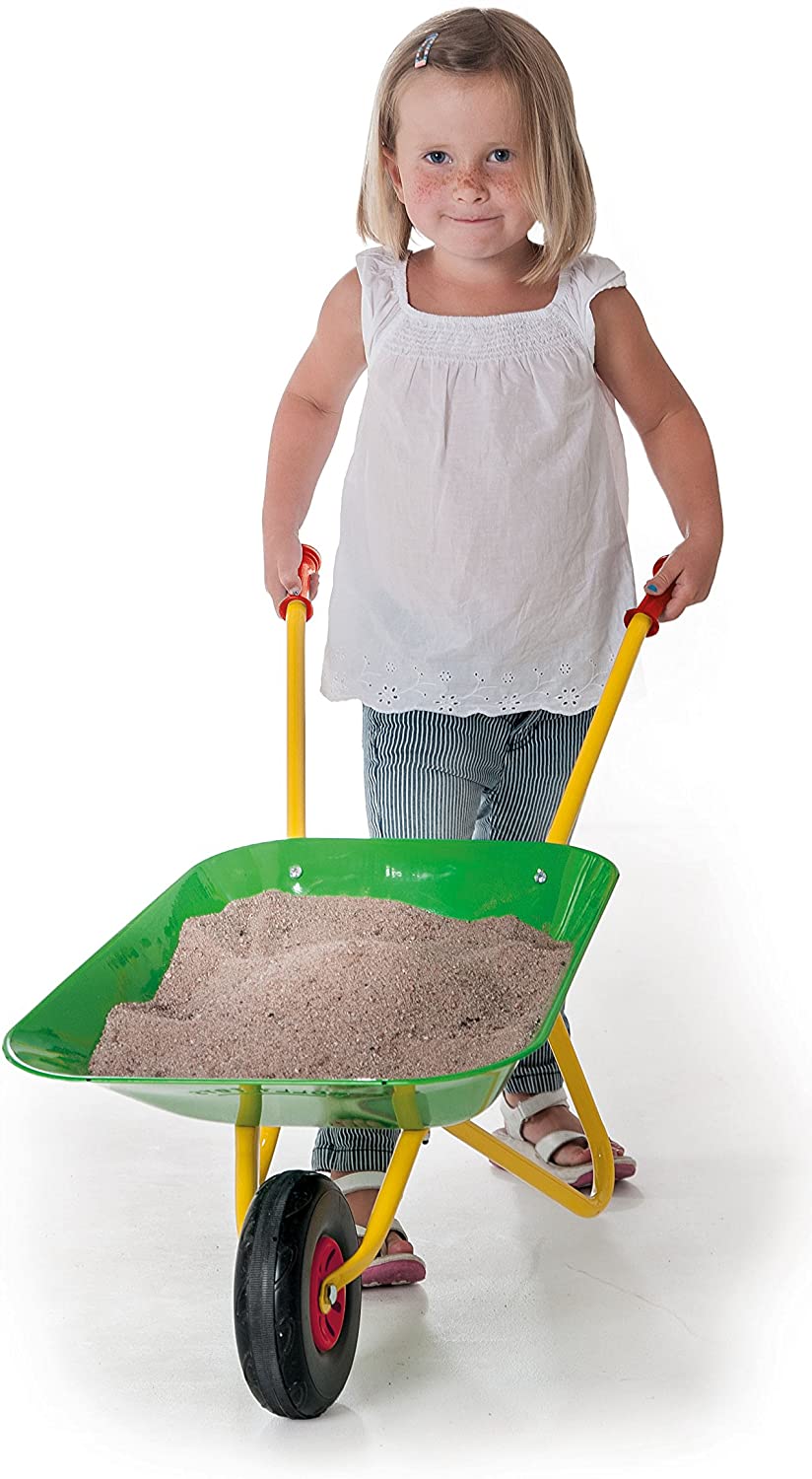 ROLLY TOYS Children's Wheelbarrow (Colour Yellow/Green, Garden Wheelbarrow, Metal Wheelbarrow - Image 2