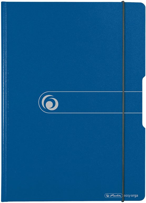 Herlitz Easy Orga To Go A4 Polyfoam Clipboard Folder - Blue