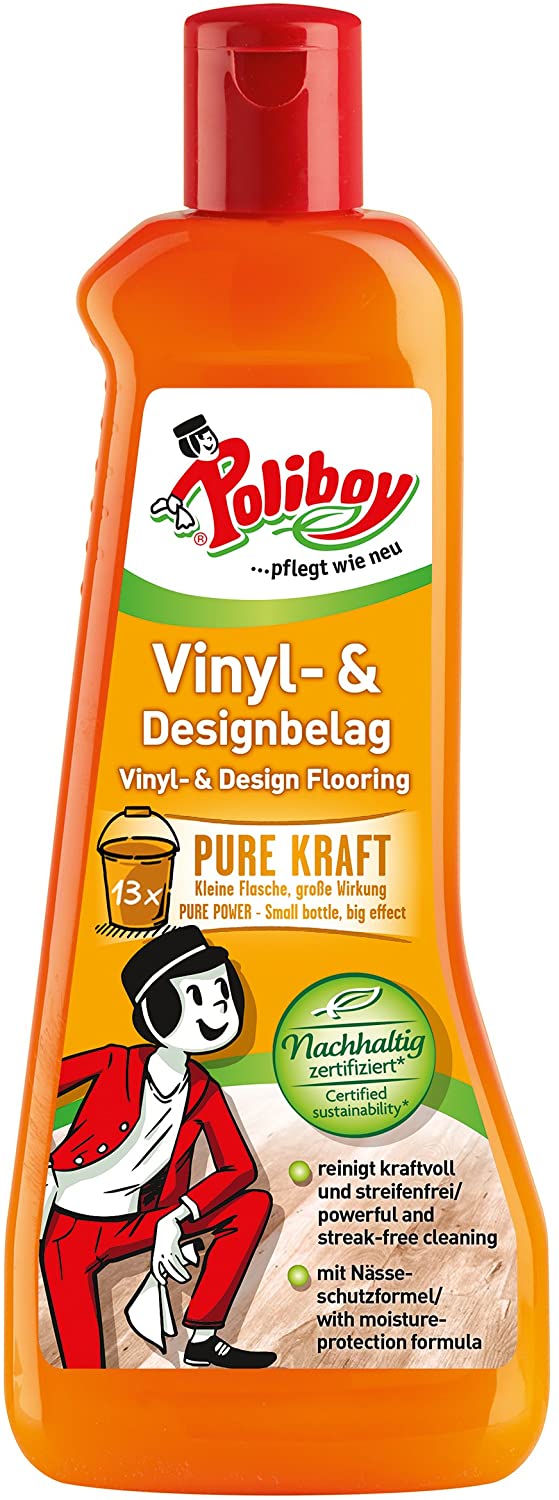 Poliboy - ground, Vinyl + Designbelag Care, 1x500ml