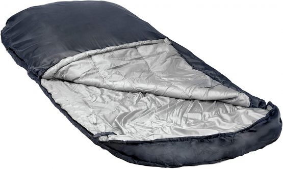 XL Sleeping Bag by Highlander – Extra Large Pod Design perfect for Camping, Sleepovers and Festivals – Lightweight Single Bags suitable for Adults & Juniors -The Sleephaven, Azure, Black & Grape Juice - Image 2