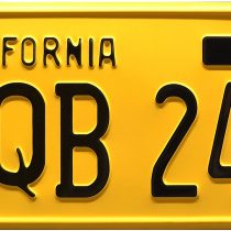 Celebrity Machines Christine | CQB 241 | Metal Stamped License Plate