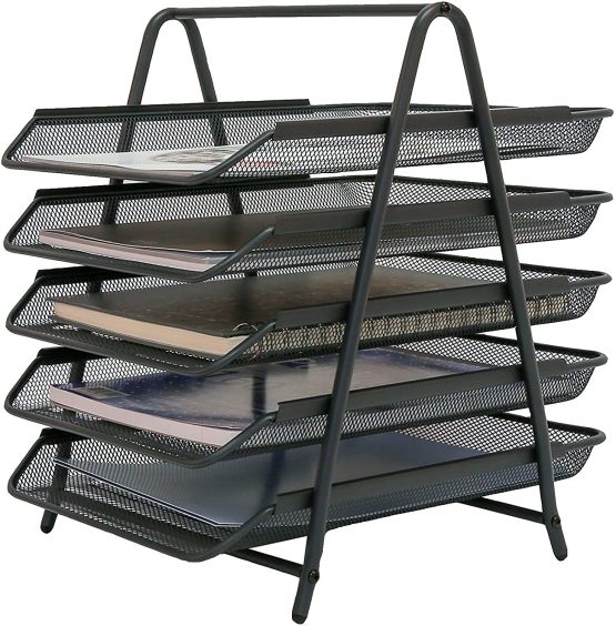 OSCO Mesh 5 Tier Tray - Graphite,5TT-GTE - Image 2