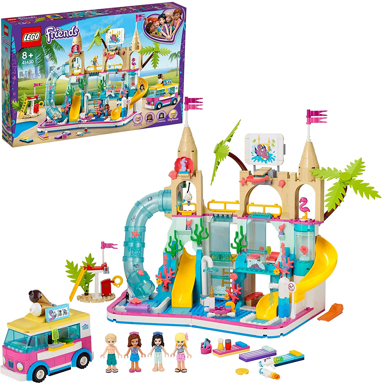 LEGO 41430 Friends Summer Fun Water Park, Multicolor
