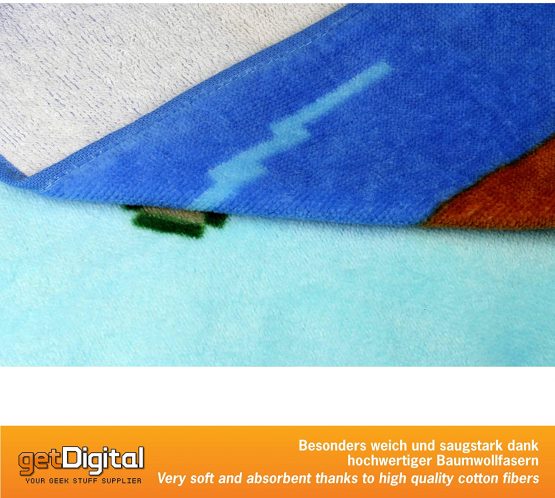 getDigital bath towel, monkey island, 140 x 72 cm - Image 4