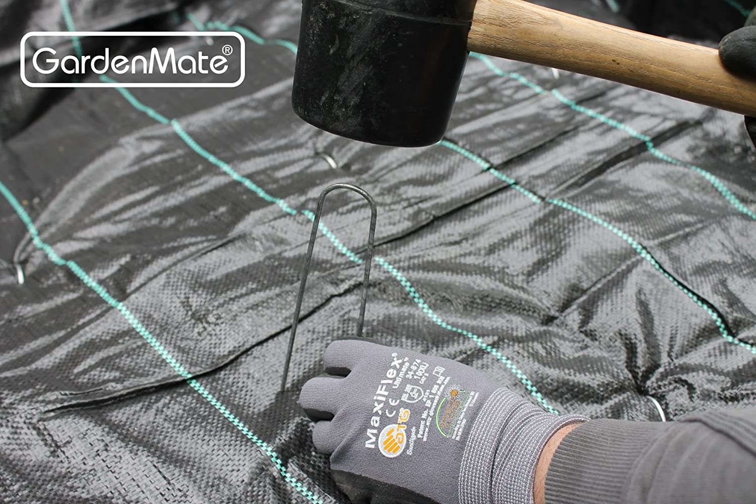 GardenMate 2m x 10m sheet woven weed control fabric UV stabilised