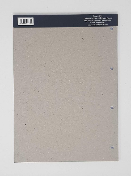 EASTLIGHT A4 Topbound Refill Pad 160 Pages 80gsm - (Pack of 4) - Image 4