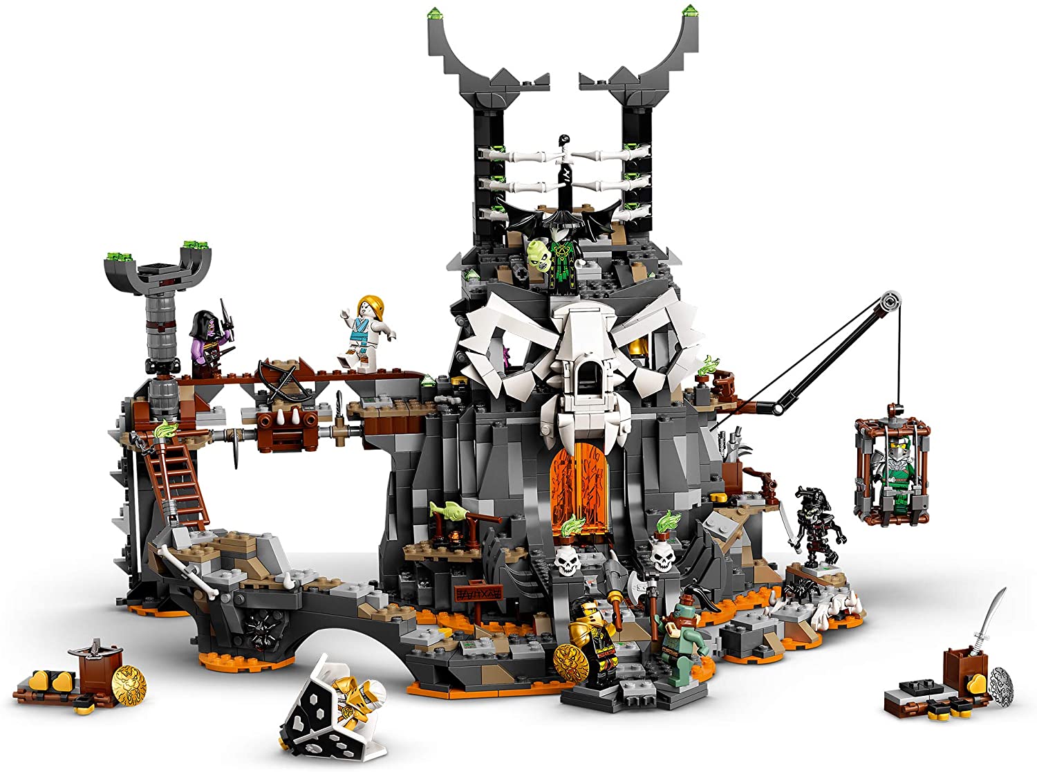LEGO 71722 Ninjago Skull Sorcerer's Dungeons, Multicolor - Image 2