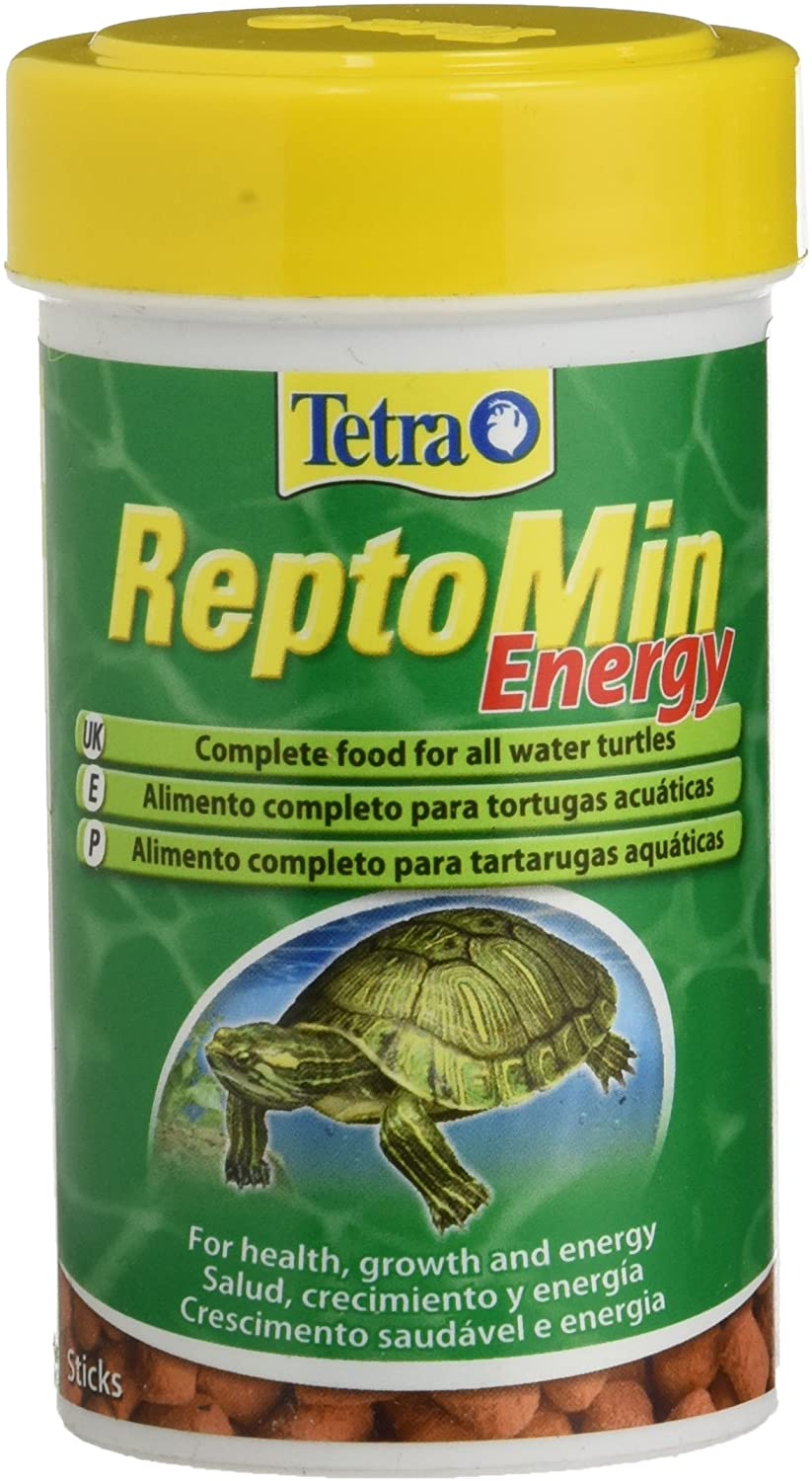 Tetra ReptoMin Energy, Complete Turtle Food for All Water Turtles 100 ml, multicoloured, 34 g (Pack of 1)