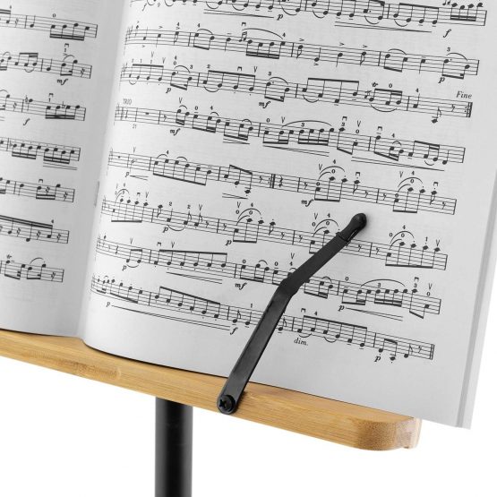 Theodore T-OMS-02 Bamboo Music Stand - Orchestral Wooden Music Stand, Bamboo Desk Music Holder with Tripod Base, natural, 11.0 cm*63.0 cm*36.0 cm - Image 4