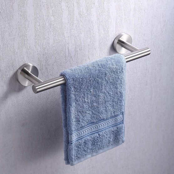 KES Towel Rail Wall Mounted Towel Holder Self Adhesive Small Towel Rail 30CM for Bathroom and Kitchen SUS 304 Stainless Steel Brushed Finish, A2000S30DG-2 - Image 3
