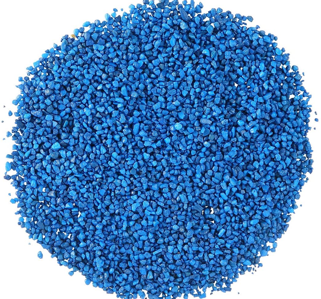 Dehner Aqua Aquarium Gravel 2-4mm 5kg Gentian Blue - Image 2