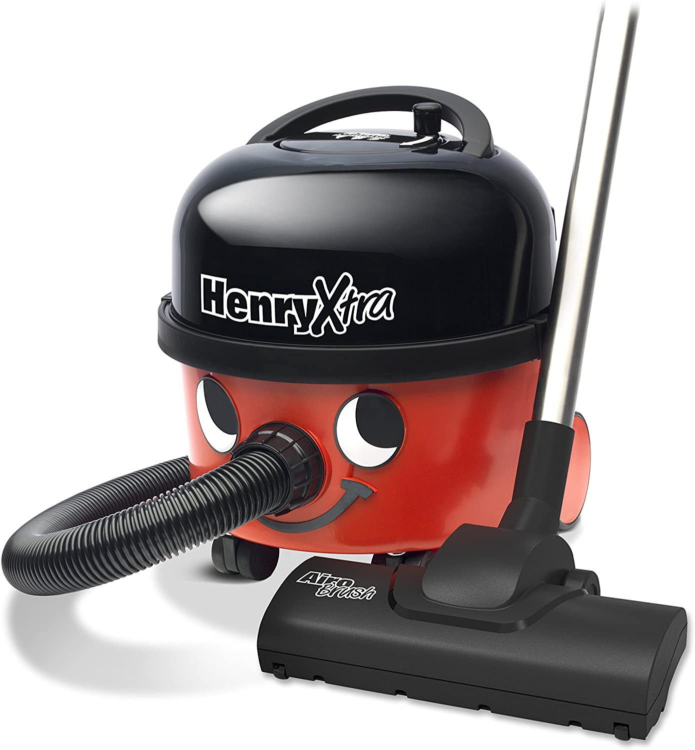 Henry Xtra Bagged Cylinder Vacuum, 6 Litre, 620 Watt, Red, Red/Black