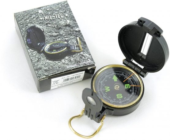 Miltec Scout Compass Black PVC Adult Unisex, One Size