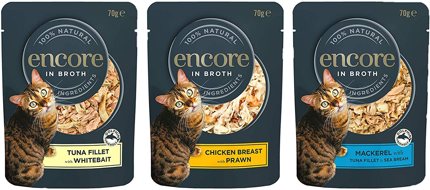 Encore Cat Food Pouch Chicken & Brown Rice (16 x 70g Pouches) - Image 4