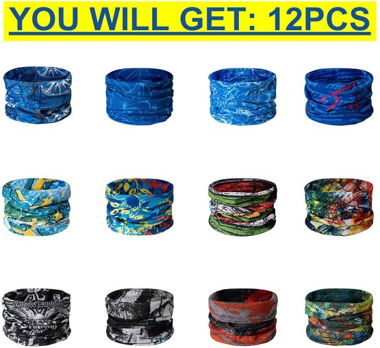 TAIYUNWEI Outdoor Multifunctional Sports Magic Seamless Scarf, Magic Head Scarf, Elastic Headband Bandana, UV Resistance Sport Headwear for Riding, Motorcycling, Hiking, Fishing, Yoga. - Image 3