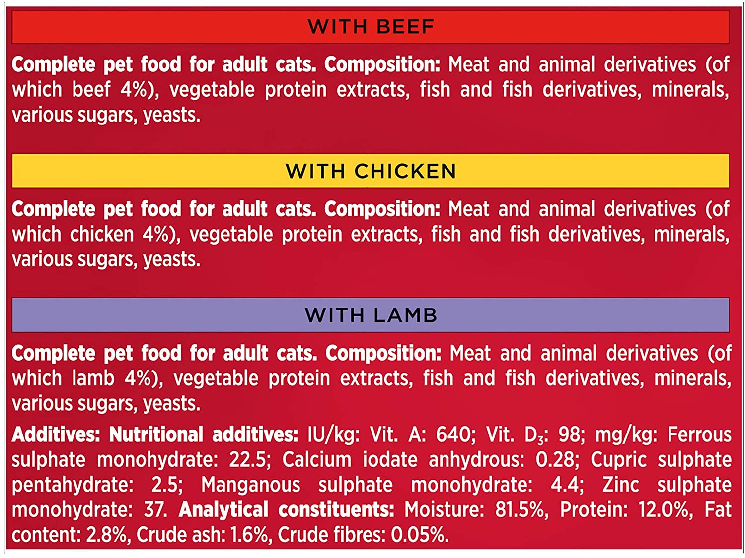 Gourmet Mon Petit Pet Food Meat Selection, 6 x 50g, 50 g (Pack of 6) - Image 3