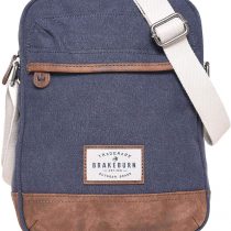 Brakeburn Mens Canvas Cross Body Bag Blue