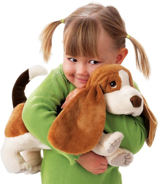 Folkmanis Basset Hound Hand Puppet - Image 4