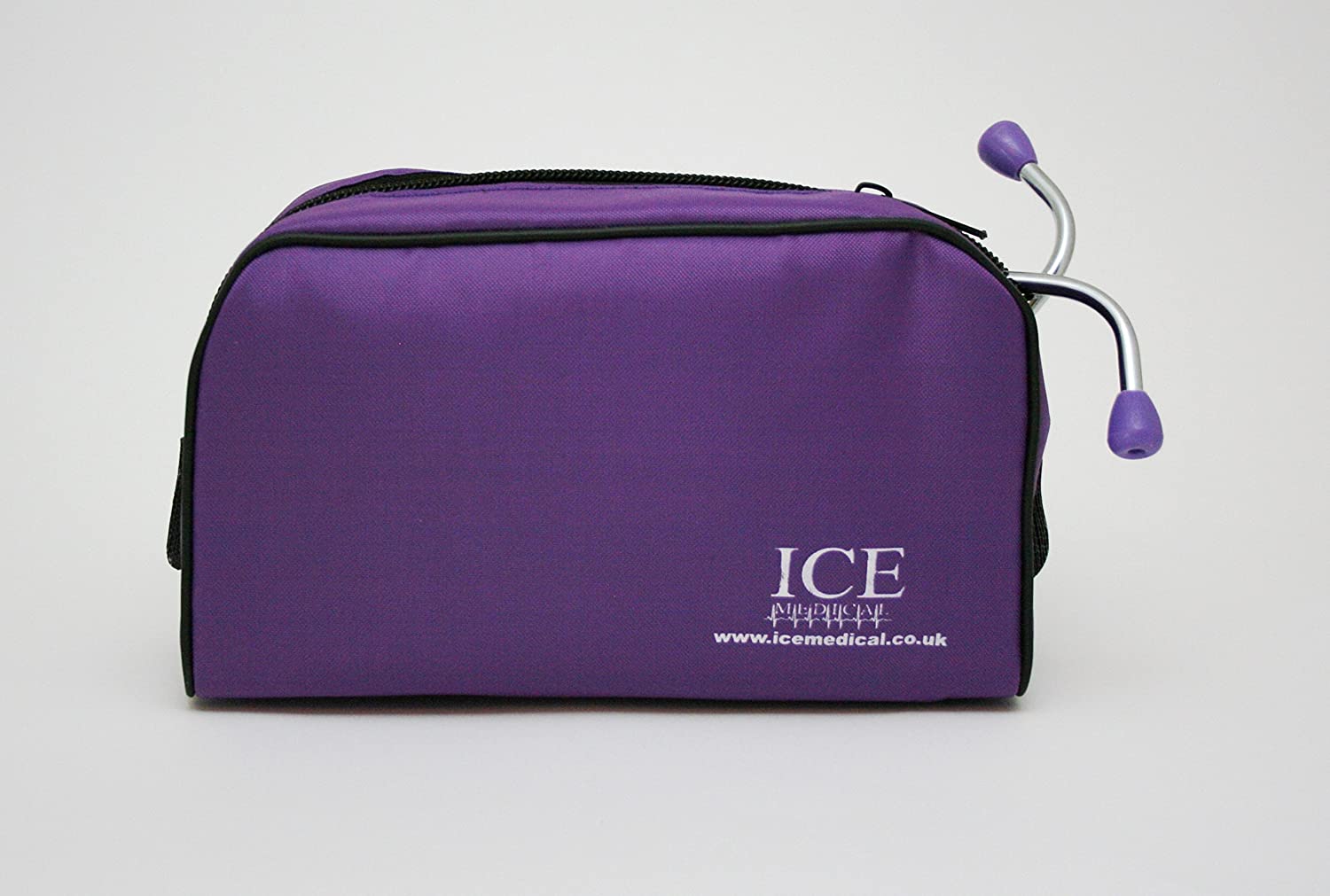 ICE Medical Purple Stethoscope - Dual Head in Purple Bag, 2 Count (Pack of 1) - Image 2