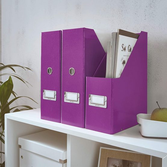 Leitz Magazine File, A4, Click and Store Range 60470062 - Purple - Image 2