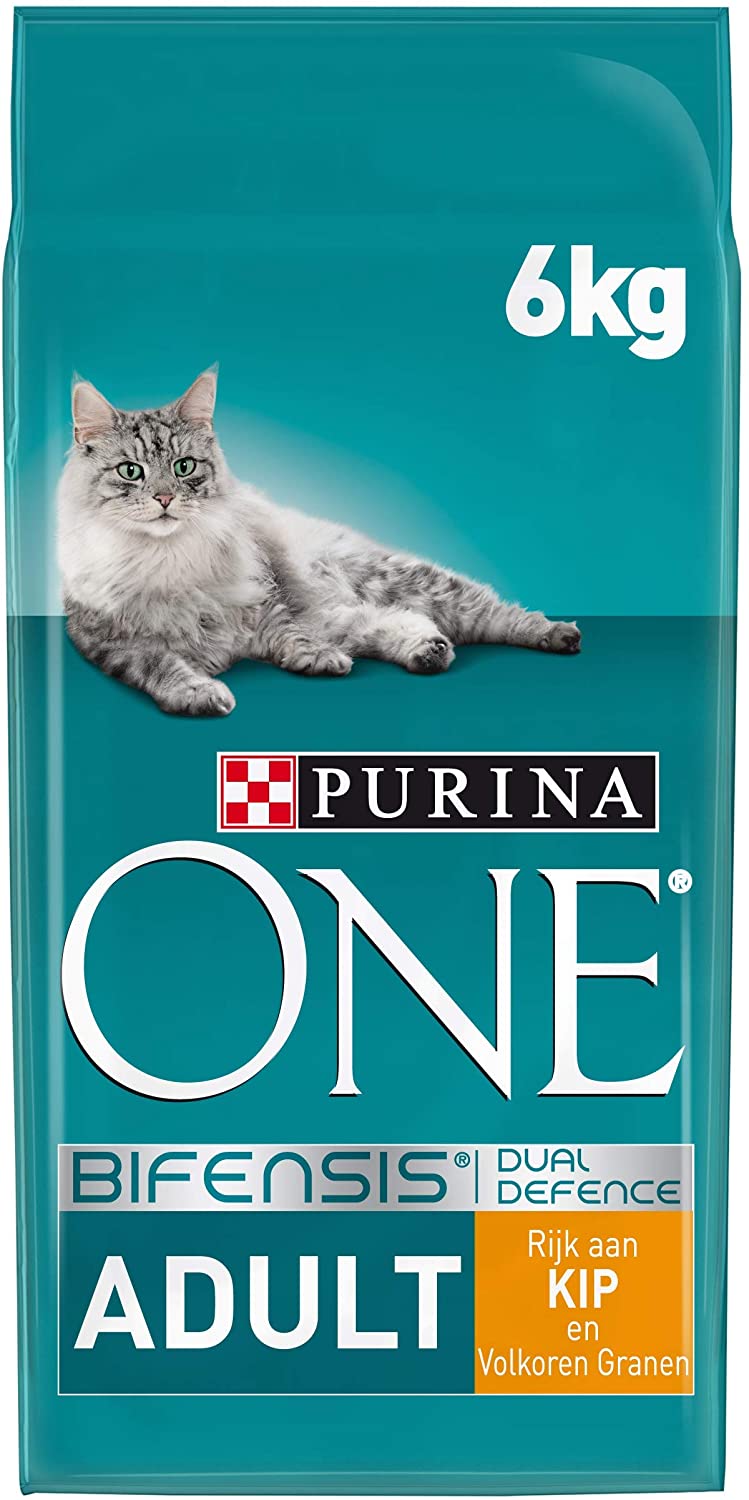 PURINA ONE BIFENSIS Adult Dry Cat Food: Rich in Chicken, Strengthens Natural Defences, for Healthy Bones Skin