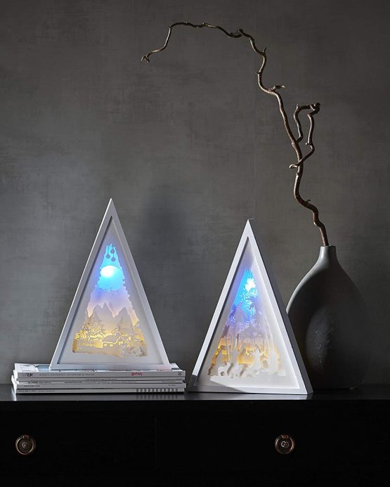 Star Decorative Light, Wood, White - Image 3