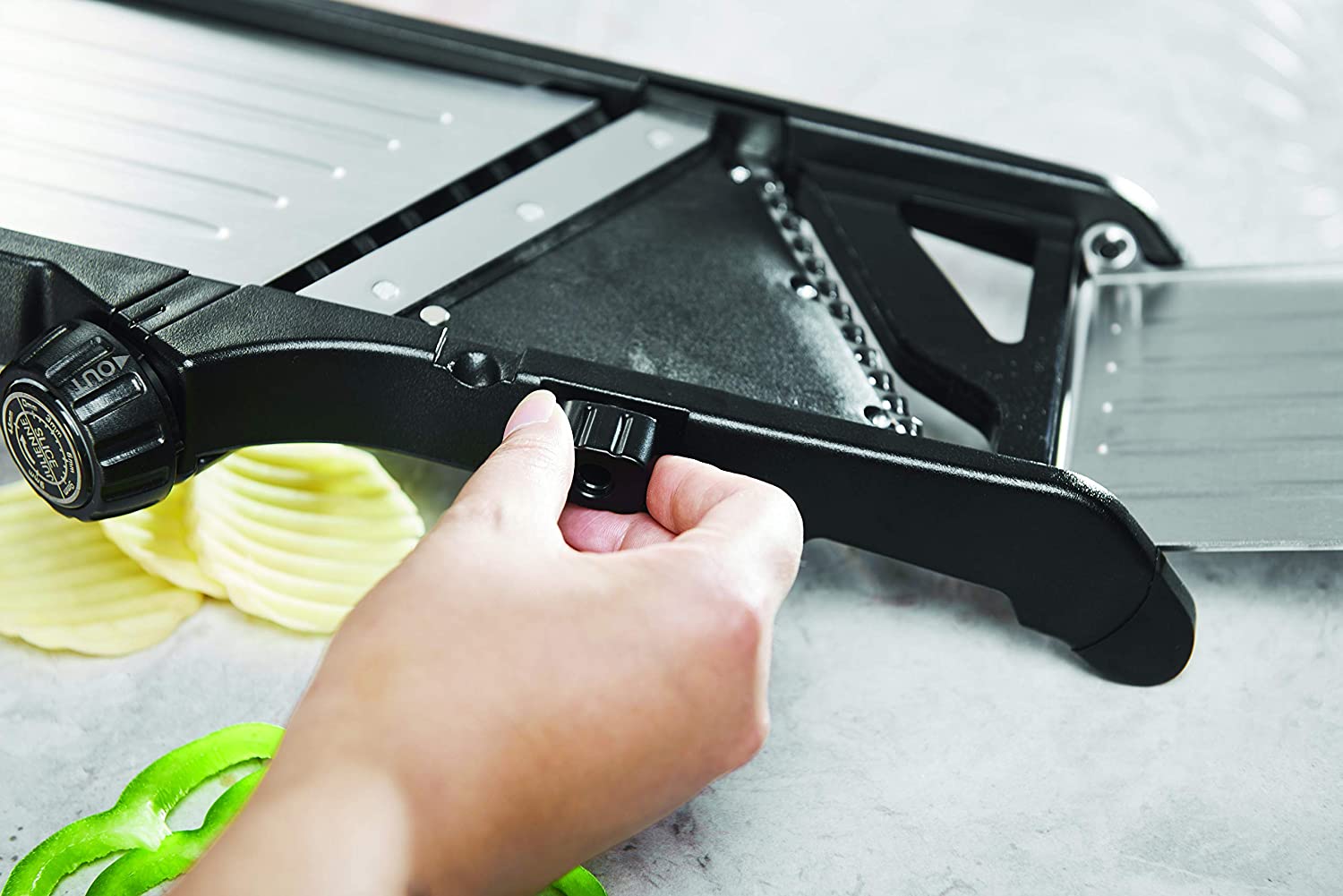 Ideal Pro Mandoline Vegetable Slicer, Professional - Image 4