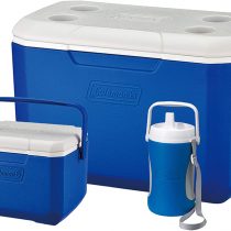 Coleman Cool Box Combo, 3 x high-performance cooler boxes, capacities 46 L, 4.7 L and 2 L Jug