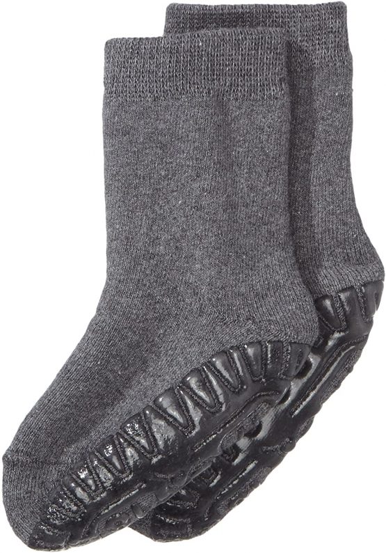 Sterntaler Baby Girls FLI Soft Uni Socks,Grey (Anthrazit Melange 592), 25/26 (manufacturer Size: 30-36 Months)