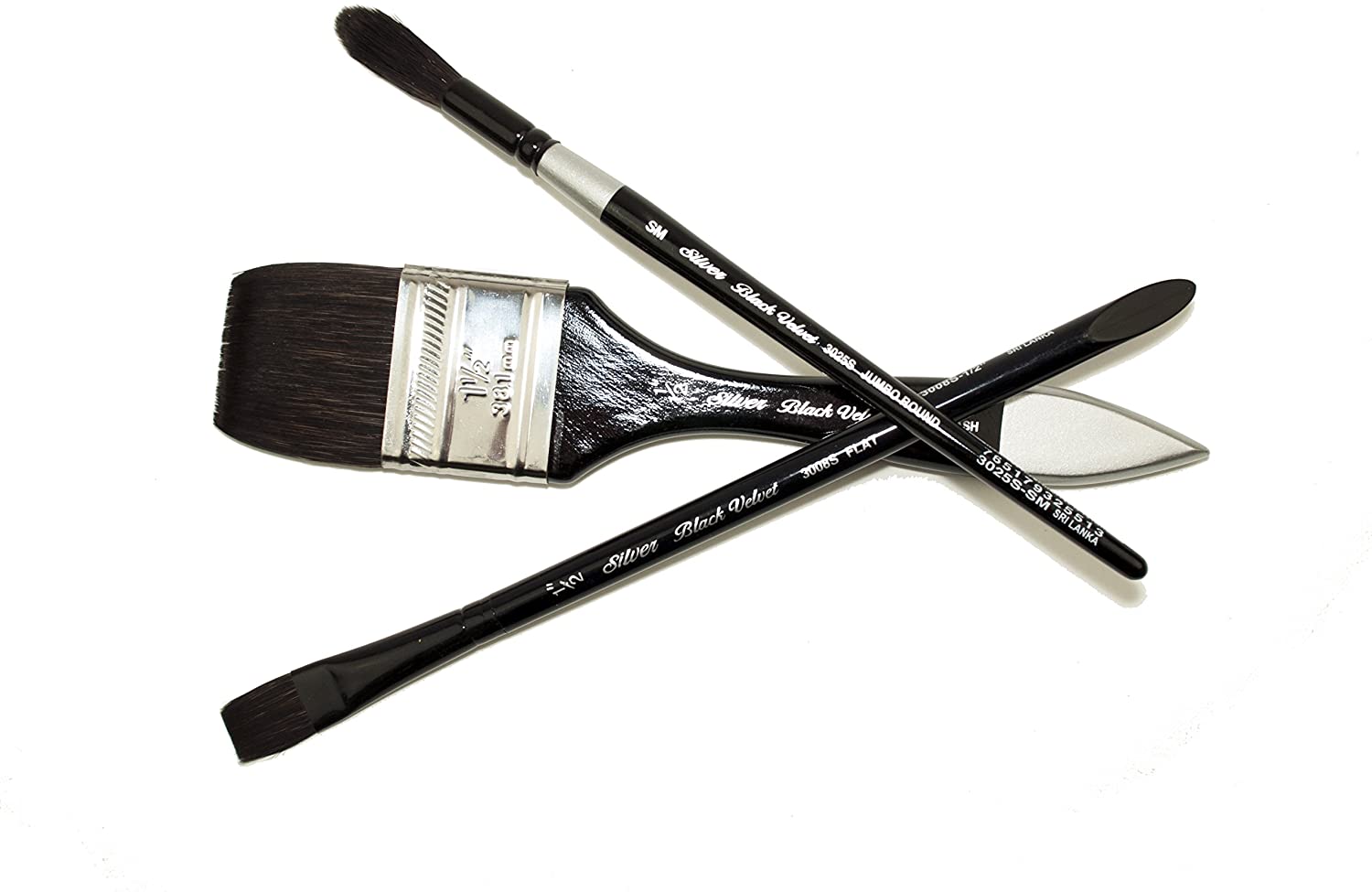 Silver Brush Limited WC-3203S Black Velvet 3pc Background Painting Set - Image 3