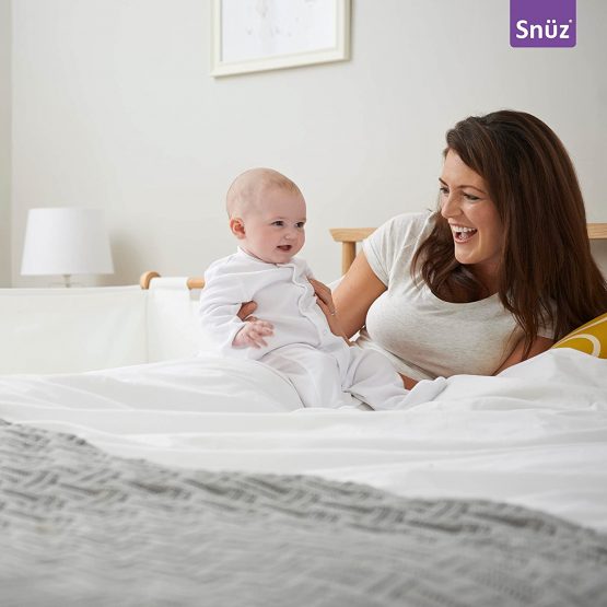 Snuz 3 pc. Crib Bedding Set White - SnuzPod & All Bedside Cribs - Size 35x80cm - 50x90cm - Image 4