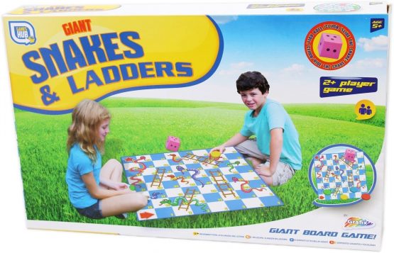 Grafix Just Play Giant Snakes And Ladders