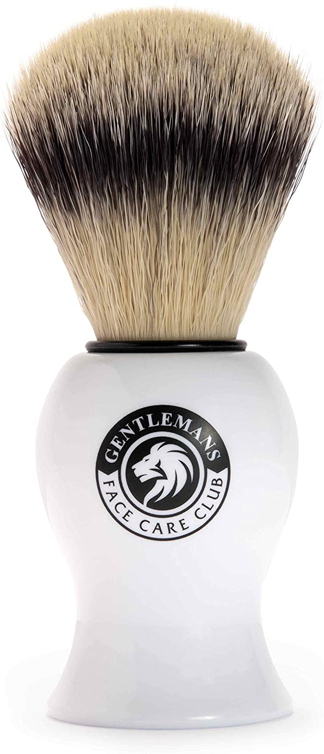 Gentlemans Face Care Club Vegan Friendly Shaving Brush, Badger Friendly Shave Brush for Shaving Cream Foam Or Soap - Image 2