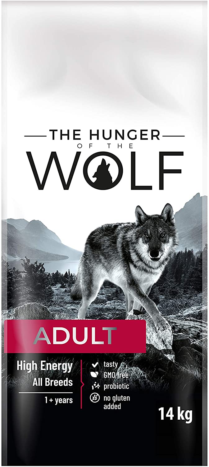 The Hunger of the Wolf Dry Dog Food - for All Breeds and Working Dogs High Calorie and High Energy Formula with Chicken, Adult - 14 kg - Image 2