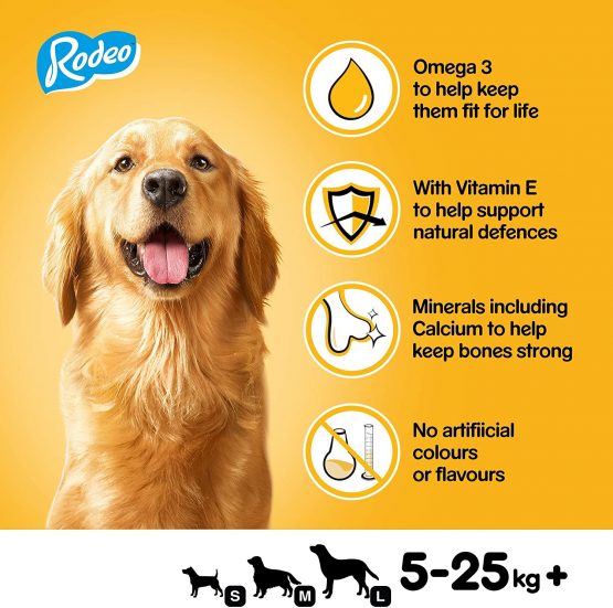 PEDIGREE Rodeo Dog Treats with Chicken 7 Stick (Pack of 12) - Image 4