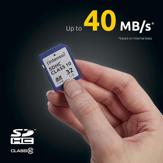 Intenso SDHC Memory Card, Class 10, 32 GB, Blue - Image 4