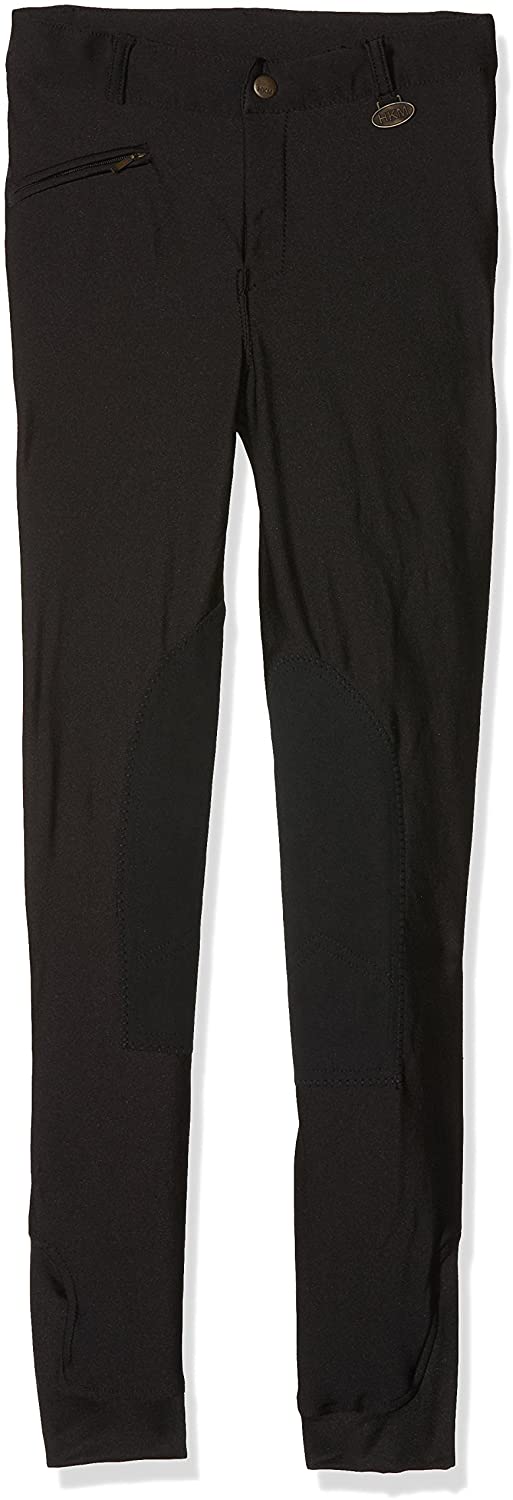 Hkm Girls Food Winter Easy Jodhpurs Black 176