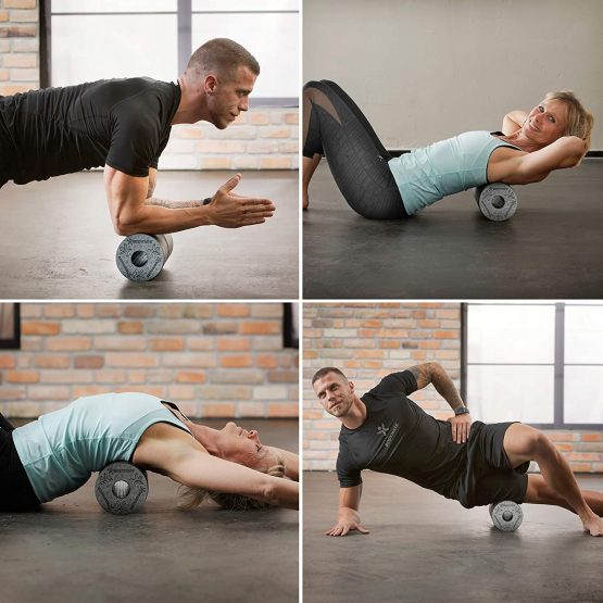 BODYMATE CARE Medium Hard Foam Roller 35 x 14 cm for Spine Relief + free E-Book - Image 4