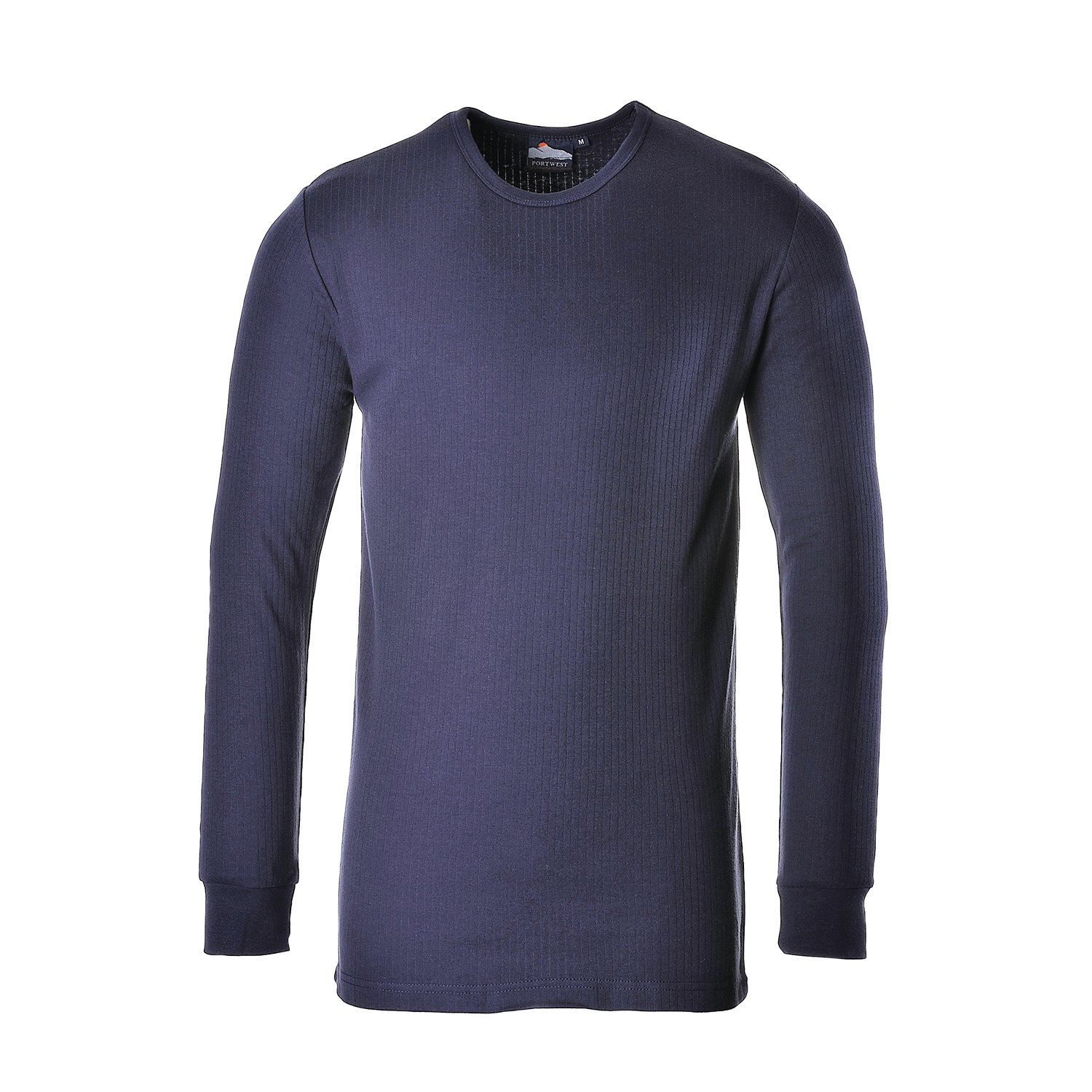 Portwest B123 Insulated Thermal T-Shirt Long Sleeve Navy, 5X-Large, 5XL