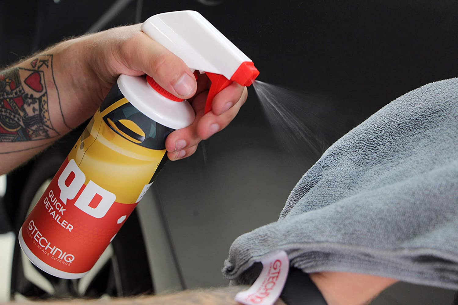 Gtechniq Quick Detailer Spray Car Polish Removes Fingerprints and Watermarks, Detailing Spray Suitable for Bodywork 500ml - Image 2