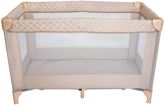 My Babiie Blush Quilted Travel Cot, 7.9 kg