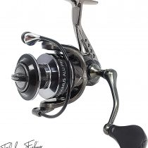 FLADEN Fishing - MAXXIMUS ALU PRO 530/540 Reel Front Drag 5 plus 1 Ball Bearing Aluminium Fixed Spool Gear Ratio 5.1:1 and Spare Spool - For Freshwater & Light Sea