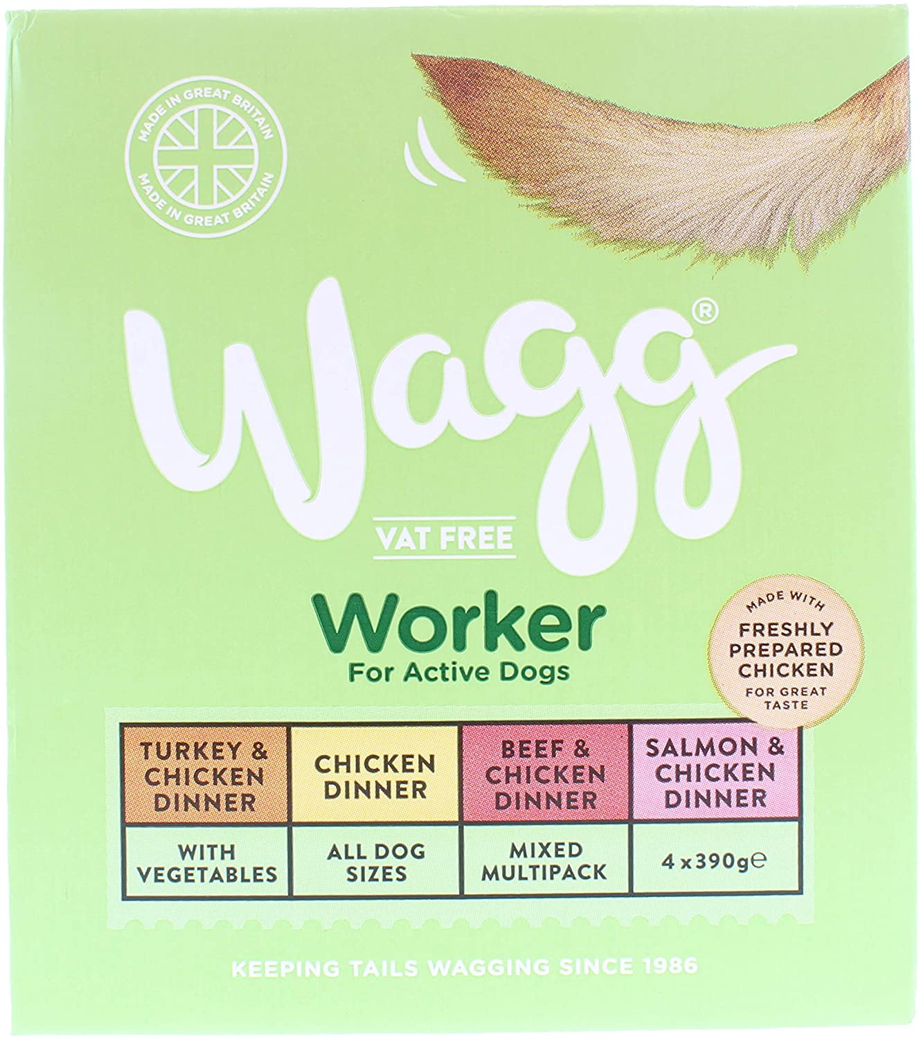 Wagg Worker Other Wagg Worker Wet Mixed Multipack 4x 390g - BigaMart