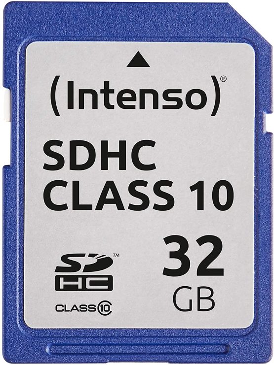 Intenso SDHC Memory Card, Class 10, 32 GB, Blue