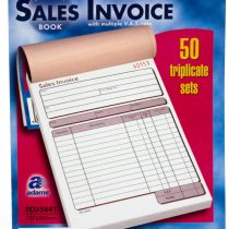 Pukka Pad, NCR Triplicate Sales Invoice Book 137 x 203mm Pack of 5